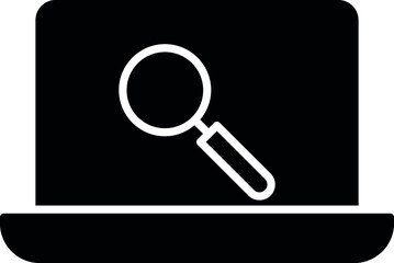 data analystics icons laptop and electronics