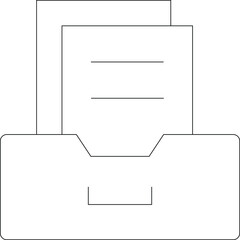 copy writing icons paper and sheet