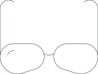 camping icons glasses  and eyeglasses
