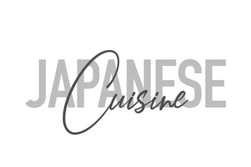 Modern, simple, minimal typographic design of a saying 