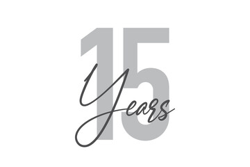 Obraz premium Modern, simple, minimal typographic design of a saying 