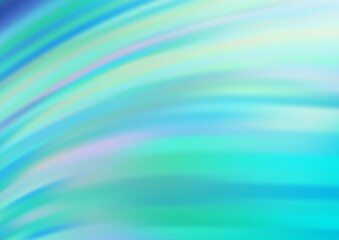 Light BLUE vector backdrop with bent lines.