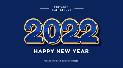 Happy new year welcome 2022 modern style color