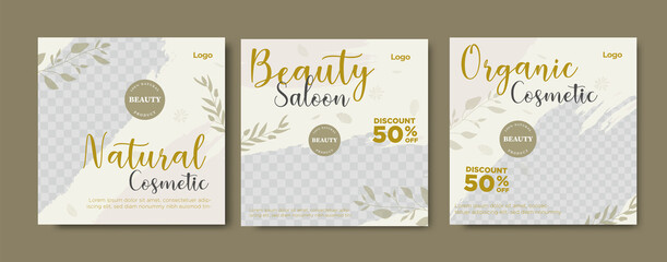 Cosmetic store social media posts	