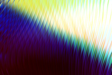 Holographic colorful neon background. Wallpaper glass pattern hologram abstract gradient