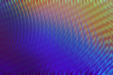 Holographic colorful neon background. Wallpaper glass pattern hologram abstract gradient