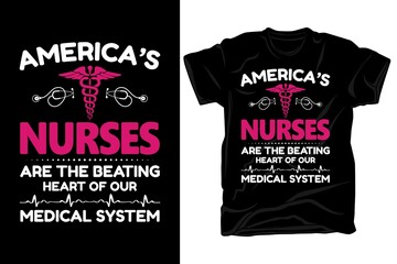 Fototapeta premium Best nurse school for nurse t shirt design