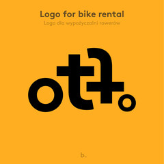 Logo dla wypożyczalni rowerów. Zostało ono stworzone z dość prostych liter "o, t, t, o" - co jest również w zamyśle nazwą tej firmy. © Bartosz