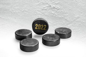 Hockey pucks large