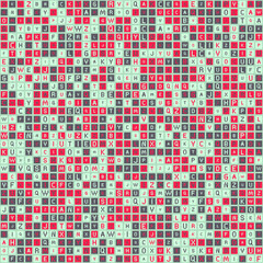 Abstract Geometric Pattern generative computational art illustration
