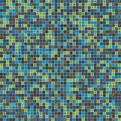 Abstract Geometric Pattern generative computational art illustration