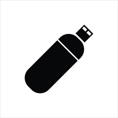 USB flash drive vector icon eps 10.