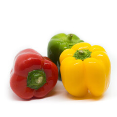 Paprika auf weißem Hintergrund