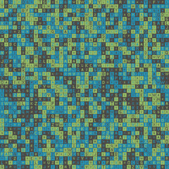 Abstract Geometric Pattern generative computational art illustration