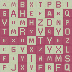 Abstract Geometric Pattern generative computational art illustration