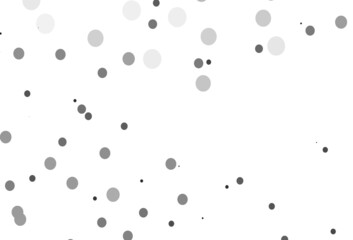 Light Silver, Gray vector template with circles.