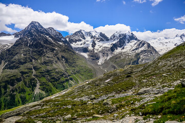 Piz Roseg Piz Scerscen Wanderweg