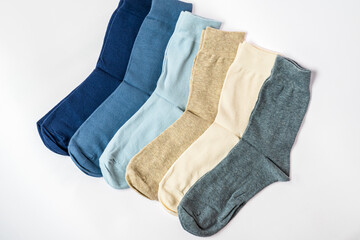 Multi-colored men's socks