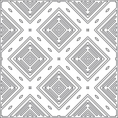 Vector pattern with symmetrical elements . Repeating geometric tiles from striped elements.Monochrome texture.Black and 
white pattern for wallpapers and backgrounds.