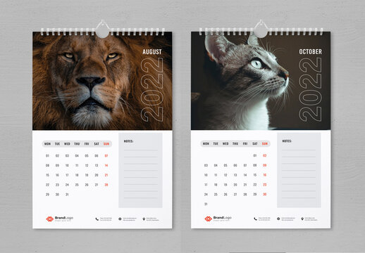 2022 Year Wall Calendar