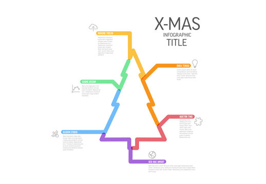 Thick Line Tree Multipurpose Infographic Layout