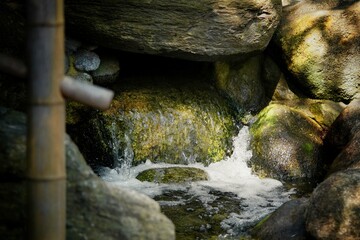 Small japanese waterfall