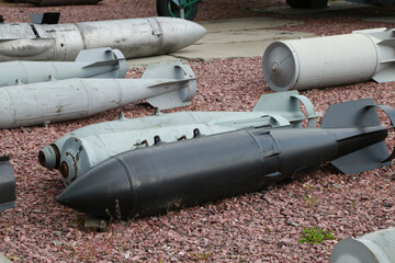 Air bombs on the ground