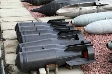 Air bombs on the ground
