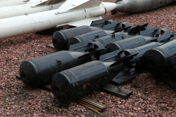 Air bombs on the ground