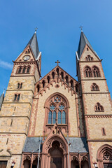 Fototapeta na wymiar Katholische Pfarrkirche St. Peter in Heppenheim (Bergstraße), Hessen
