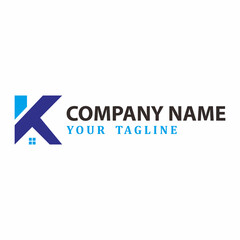 Fototapeta premium Template or Concept Creative Logo House Company
