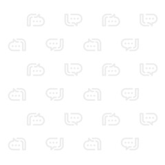 Chat bubble icon set. Positioned in a seamless pattern. Outline minimalistic simple messaging pattern. Grey logo icon on a white background.