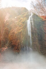 Dreim&uuml;hlen waterfall in Hillesheim Eifel Germany