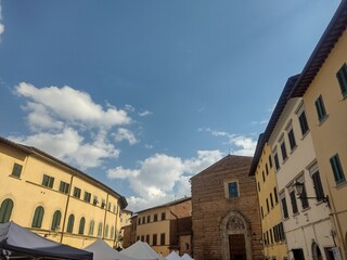 Obraz premium view of the old town region country