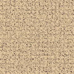 Fototapeta premium Abstract seamless pattern with monochrome noisy texture in beige and brown colors. Repeating vector background. Suitable for wallpaper design, graphic print for textile, clothes, wrapping paper