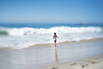 girl on the beach