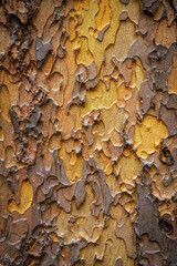 2021-11-24 ABSTRACT SHOT OF TREE BARK FROM A PINE IN SUNRIVER OREGON 