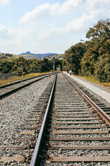 Fototapeta na wymiar Railway in the Countryside
