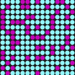 Background with blue and purple dots
