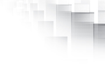 Fototapeta premium Abstract white and gray color, modern design background with geometric shape. Vector illustration.
