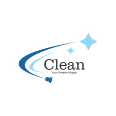 Cleaning logo and symbol ilustration vector template