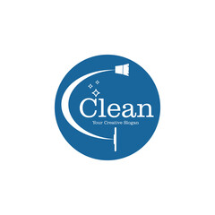 Cleaning logo and symbol ilustration vector template