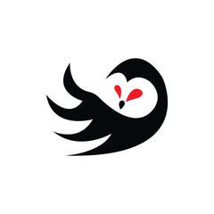 Abstract Bird logo design template