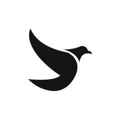 Abstract Bird logo design template