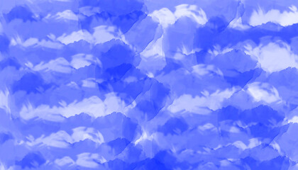 blue cloud background white sharp wallpaper