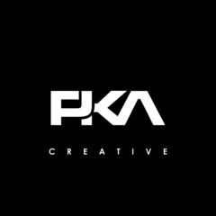 PKA Letter Initial Logo Design Template Vector Illustration