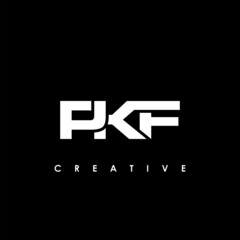 PKF Letter Initial Logo Design Template Vector Illustration
