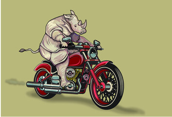Rhinoceros illustration