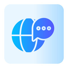 Fototapeta premium viral marketing gradient icon