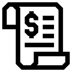 bill icon illustration